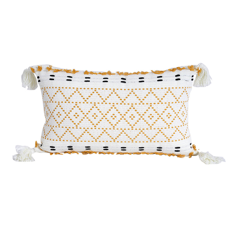 Tassel Bohemia Cotton Breathable 100% Cotton Sofa Throw Pillowcase