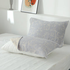 Cartoon Cotton Three-Layer Gauze Thickened Pillowcase Adult Children Student Pillowcase