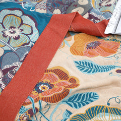 Cobertor de toalha de gaze de algodão premium único cobertor de toalha de algodão duplo