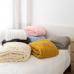 Casual Weave Four Season Blanket Sofa Throw Blanket