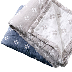 Four Seasons Student Nap 100% Cotton Sofa Throw Blanket Quilt