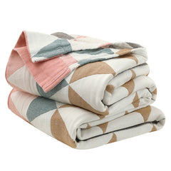 Cotton Geometric Pattern Household Throw Blanket