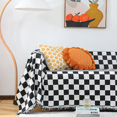 Universal Cover Checkerboard Sofa Sofa Towel Full Cover Anti Cat Scratch