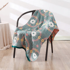 Bohemia Floral Absorbent Cotton Towel Adult Bath Towel