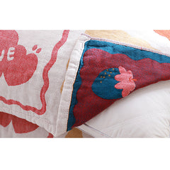 Cotton Gauze Pillowcases Towel Cartoon Soft And Comfortable