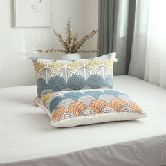 2 Pieces Rectangular Fan Leaf Pillowcases