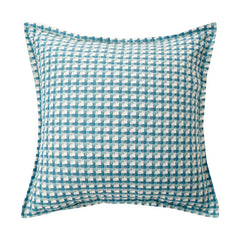 Plaid Cotton Linen Breathable Sofa Pillowcase And Car Pillow Cushion