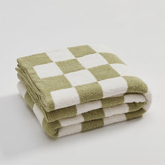 Plaid Checkerboard Four Season Blanket Sofa Throw Blanket