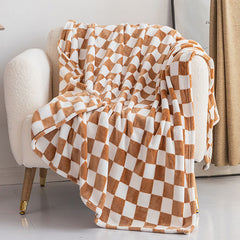 Four Season Plaid Checkerboard Blanket Sofa Throw Blanket