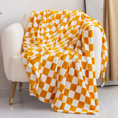 Four Season Plaid Checkerboard Blanket Sofa Throw Blanket