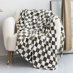 Four Season Plaid Checkerboard Blanket Sofa Throw Blanket