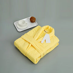 For Four Season Breathable Cotton Gauze Long Sleeve Bathrobe Absorbent Bathrobe Robe