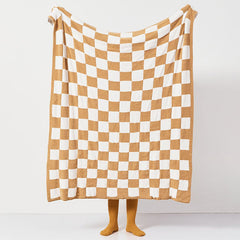 Plaid Checkerboard Four Season Blanket Sofa Throw Blanket