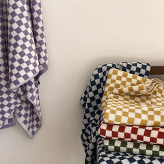 Plaid Cotton Towel Adult blanket Bath Towel