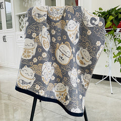 Bohemia Floral Absorbent Cotton Towel Adult Bath Towel