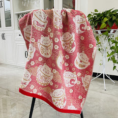 Bohemia Floral Absorbent Cotton Towel Adult Bath Towel