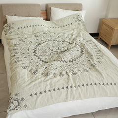 Four-Layer Gauze Blanket Cotton Yarn Sofa Blanket Soft Spring And Summer Thickened Sheets