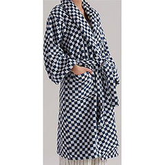 Plaid Stripe Breathable Cotton Gauze Long Sleeve Autumn Winter Warm Bathrobe Absorbent Bathrobe Robe