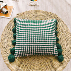 Tassel Acrylic Breathable Sofa Pillow Cushion