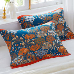 Cotton Gauze Breathable 100% Cotton Sofa Throw Floral Pillowcase